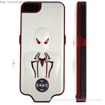 2500mah spider battery case for iphone 5G/5S with MFI